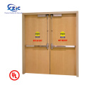 Hotel Room Entrance Interior Fireproof Fire Rated Solid Wood fire Door